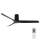 Lucci air 21610149 - Mennyezeti ventilátor LONDO fekete + távirányító