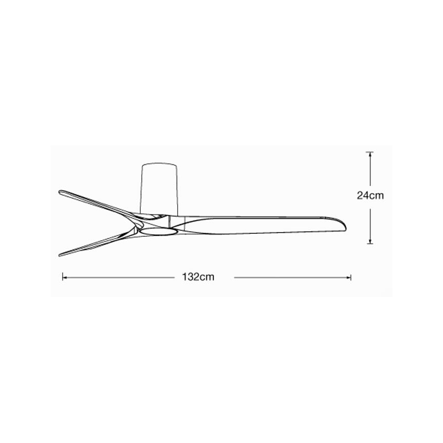 Lucci air 21610149 - Mennyezeti ventilátor LONDO fekete + távirányító