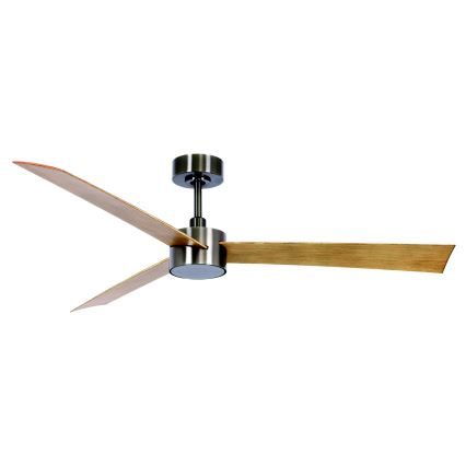 Lucci air 21610449 - LED Dimmelhető mennyezeti ventilátor CLIMATE 1xGX53/12W/230V barna/fényezett króm + távirányítás