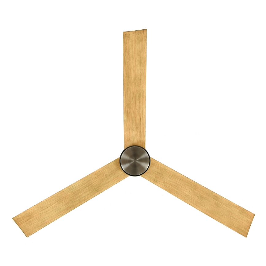 Lucci air 21610449 - LED Dimmelhető mennyezeti ventilátor CLIMATE 1xGX53/12W/230V barna/fényezett króm + távirányítás