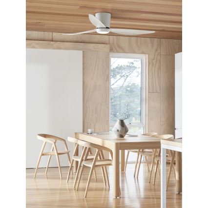 Lucci air 21610649 - LED Dimmelhető mennyezeti ventilátor ARRAY 1xGX53/12W/230V fehér + távirányító