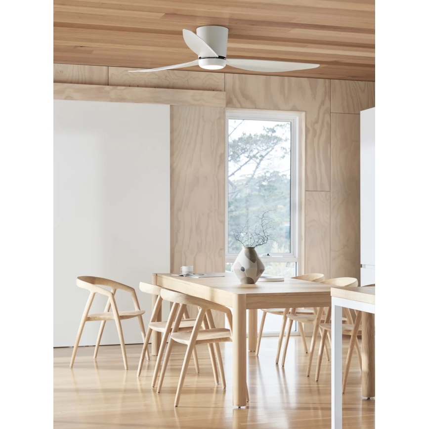 Lucci air 21610649 - LED Dimmelhető mennyezeti ventilátor ARRAY 1xGX53/12W/230V fehér + távirányító