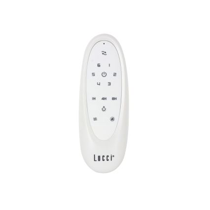 Lucci air 21610649 - LED Dimmelhető mennyezeti ventilátor ARRAY 1xGX53/12W/230V fehér + távirányító