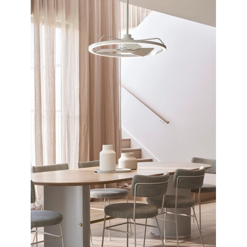 Lucci Air 21612286 - LED Dimmelhető mennyezeti ventilátor CESSNA LED/36W/230V 3000/4000/5000K fehér + távirányítás