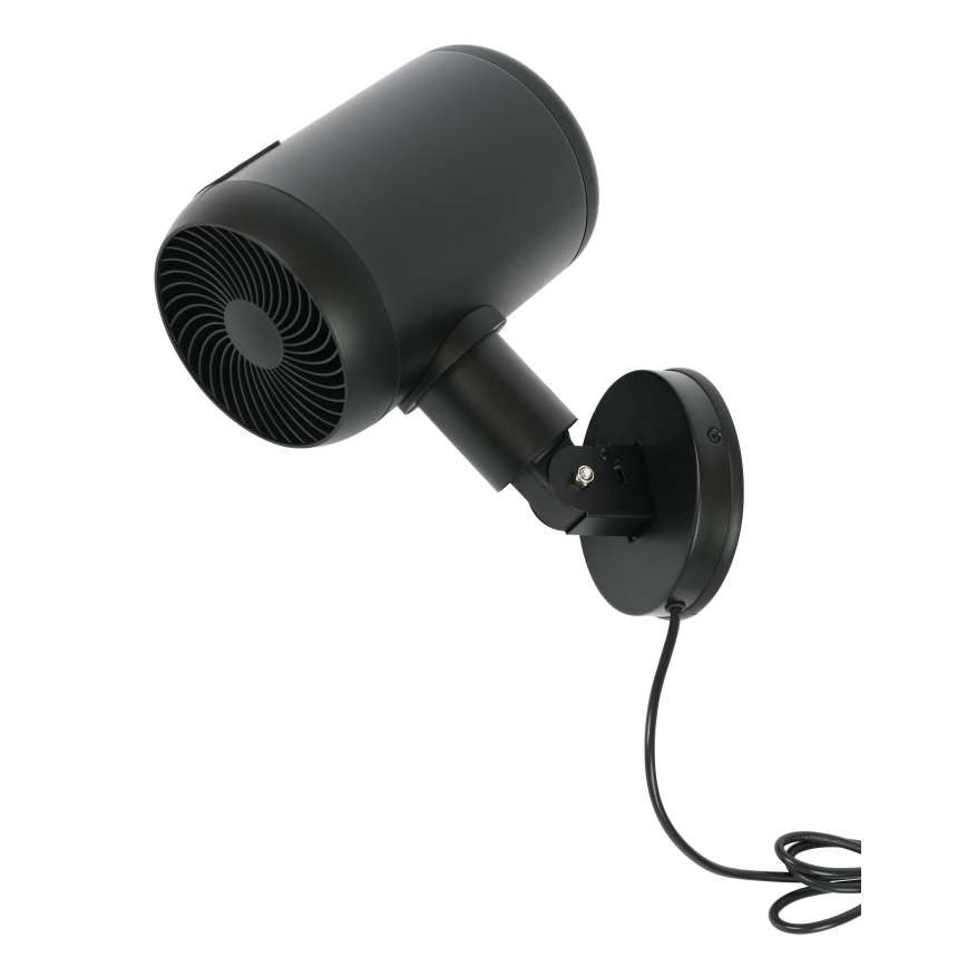 Lucci Air 21612649 - Fali ventilátor JET 32W/230V fekete + távirányítás