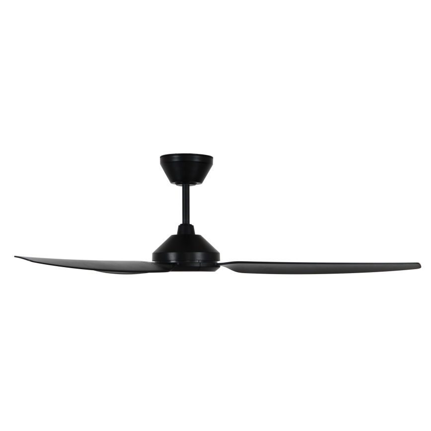 Lucci air 21616349 - Mennyezeti ventilátor POLIS IP55 fekete + távirányítás
