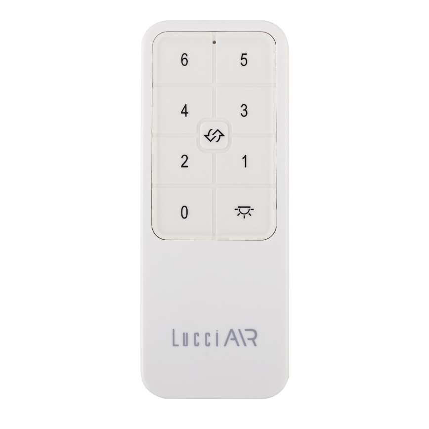 Lucci air 21616349 - Mennyezeti ventilátor POLIS IP55 fekete + távirányítás