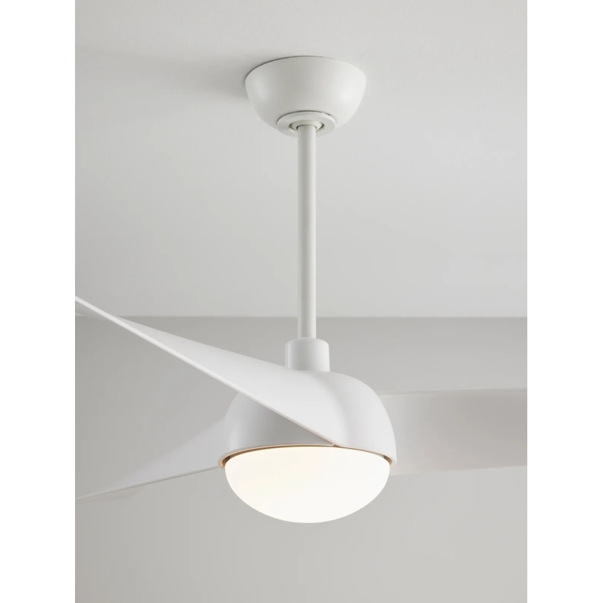 Lucci Air 21617049 - LED-dimmelhető mennyezeti ventilátor OSPREY 1xGX53/12W/230V, átmérő 132 cm, fehér + távirányító