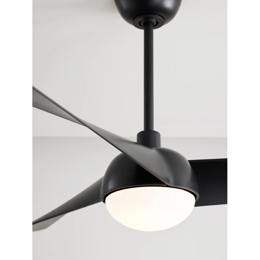 Lucci Air 21617149 - LED fényerőszabályozható mennyezeti ventilátor OSPREY 1xGX53/12W/230V átm. 132 cm fekete + távirányítóval