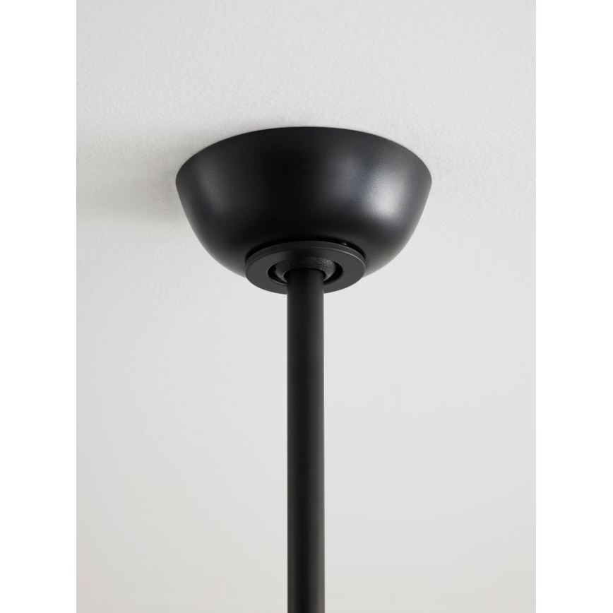 Lucci Air 21617149 - LED fényerőszabályozható mennyezeti ventilátor OSPREY 1xGX53/12W/230V átm. 132 cm fekete + távirányítóval