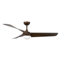 Lucci Air 21617249 - LED fényerőszabályozható mennyezeti ventilátor OSPREY 1xGX53/12W/230V, átm. 132 cm, bronz + távirányító