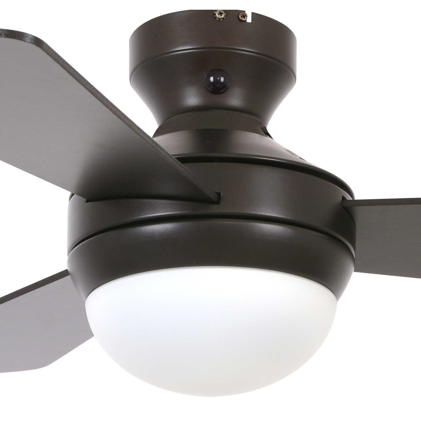Lucci Air 512311 - Mennyezeti ventilátor AIRLIE HUGGER 2xE27/15W/230V fa/barna + távirányítás