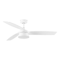 Lucci Air 513073 - LED fényerőszabályozható mennyezeti ventilátor BRONX LED/18W/230V 3000/4000/6000K átmérő 132 cm fehér + távirányítóval