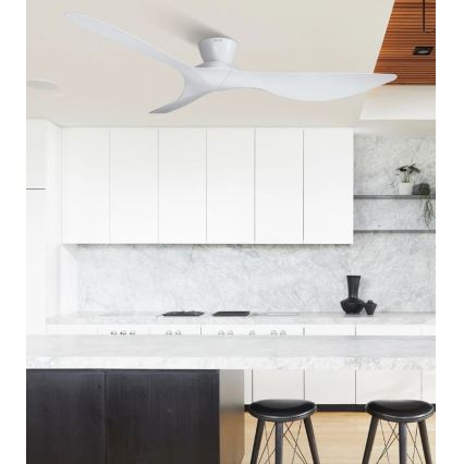 Lucci Air 514030 - Mennyezeti ventilátor KOTARA Ø 137 cm, fehér + távirányító