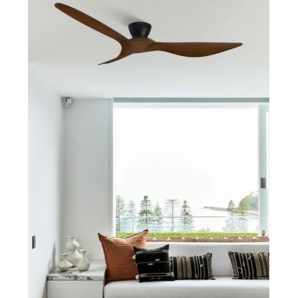 Lucci Air 514032 - KOTARA mennyezeti ventilátor Ø 137 cm, barna/fekete + távirányító