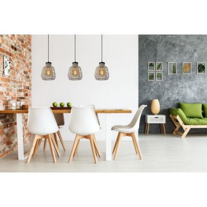 Lucide 02406/03/36 - Csillár zsinóron FIONA 3xE27/60W/230V