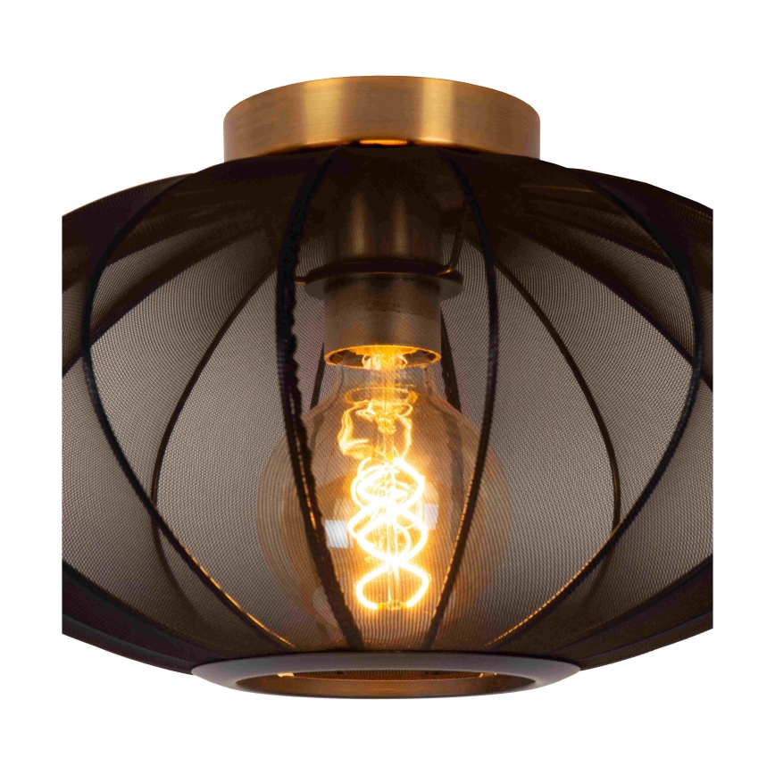 Lucide 03147/40/30 - Mennyezeti lámpa CORINA 1xE27/40W/230V átm. 40 cm fekete
