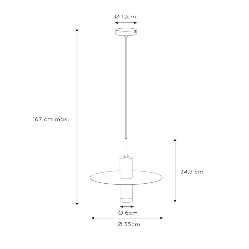 Lucide 03322/01/37 - Csillár zsinóron SELIN 1xGU10/35W/230V türkiz