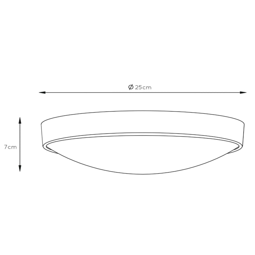 Lucide 08109/01/31 - LEX mennyezeti lámpa 1xE27/9W/230V fehér