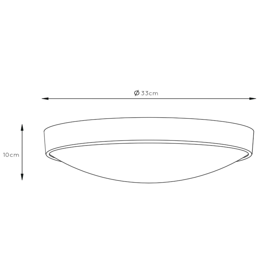 Lucide 08109/02/31 - Mennyezeti lámpa LEX 2xE27/9W/230V fehér