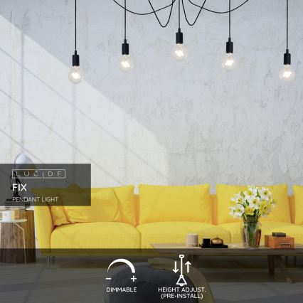 Lucide 08408/05/30 - Csillár zsinóron FIX MULTIPLE 5xE27/60W/230V pók