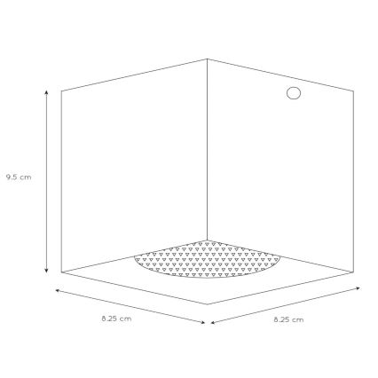 Lucide 09101/01/31 - Spotlámpa BODI 1xGU10/50W/230V
