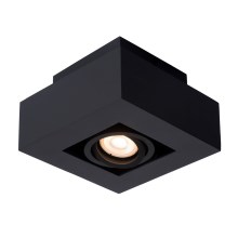 Lucide 09119/06/30 - LED Spotlámpa XIRAX 1xGU10/5W/230V fekete