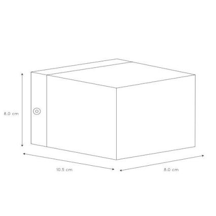 Lucide 09201/01/31 - Fali lámpa DEVI 1xG9/42W/230V