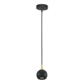 Lucide 09434/01/30 - Csillár zsinóron FAVORI 1xGU10/5W/230V fekete