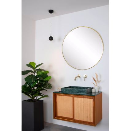 Lucide 09438/01/30 - Csillár zsinóron FAVORI 1xGU10/50W/230V IP44 fekete