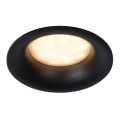 Lucide 09923/01/30 - Fürdőszobai beépíthető lámpa ZIVA 1xGU10/50W/230V IP44 fekete