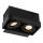 Lucide 09925/02/30 - Beépíthető lámpa TRIMLESS 2xGU10/50W/230V fekete