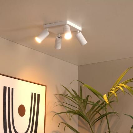 Lucide 09939/14/31 - CLUBS spotlámpa 4xGU10/40W/230V fehér