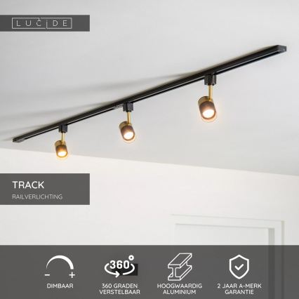 Lucide 09952/01/30 - TRACK sínre szerelhető spotlámpa 1xGU10/MR16/50W/230V