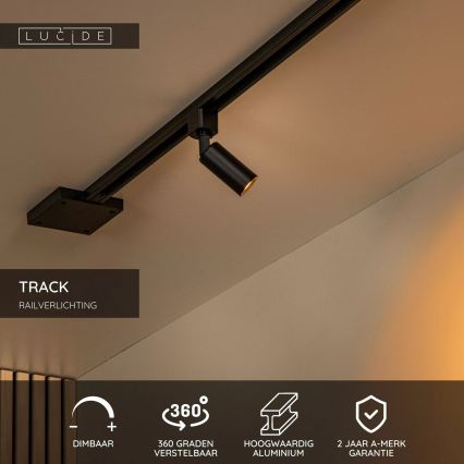 Lucide 09960/01/30 - TRACK sínes spotlámpa 1xGU10/MR11/3,8W/230V