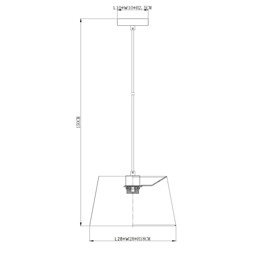 Lucide 10416/01/38 - Csillár zsinóron WOOLLY 1xE27/60W/230V krémes