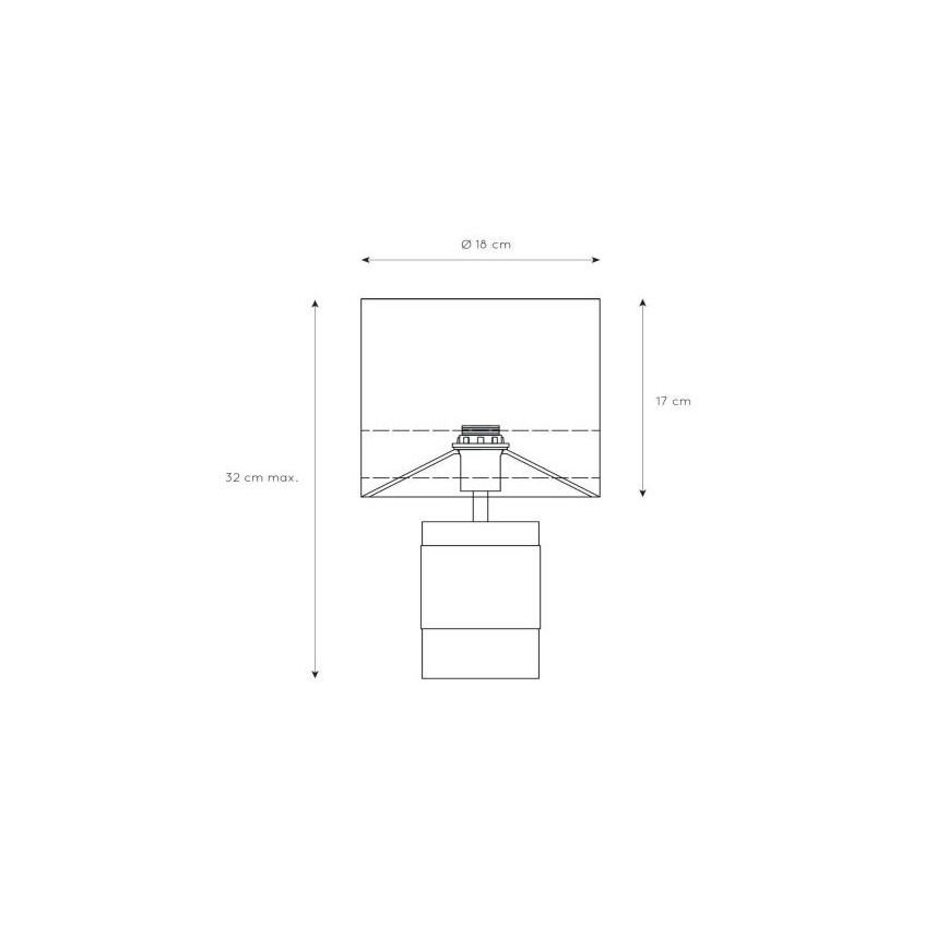 Lucide 10500/81/34 - Asztali lámpa EXTRAVAGANZA FRIZZLE 1xE14/40W/230V arany