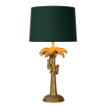 Lucide 10505/81/02 - Asztali lámpa COCONUT 1xE27/40W/230V arany/zöld