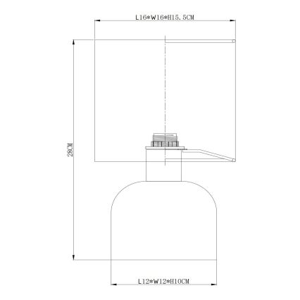 Lucide 10516/01/33 - Asztali lámpa WOOLLY 1xE14/40W/230V zöld