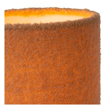 Lucide 10516/01/44 - Asztali lámpa WOOLLY 1xE14/40W/230V narancs