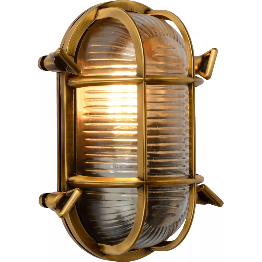 Lucide 11891/20/02 - Kültéri fali lámpa DUDLEY 1xE27/40W/230V IP65 arany