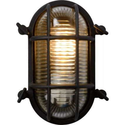 Lucide 11891/20/30 - Kültéri fali lámpa DUDLEY 1xE27/40W/230V IP65 fekete