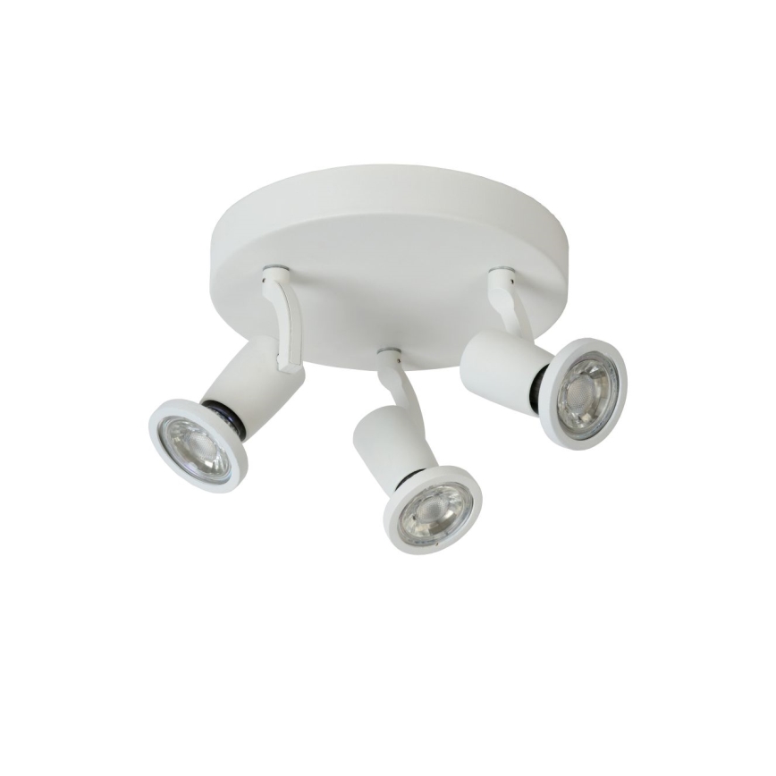 Lucide 11903/15/31 - LED spotlámpa JASTER-LED 3xGU10/5W/230V fehér