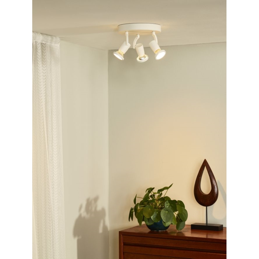 Lucide 11903/15/31 - LED spotlámpa JASTER-LED 3xGU10/5W/230V fehér