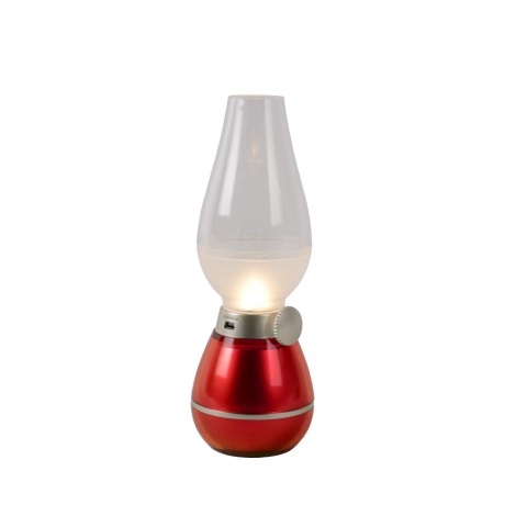 Lucide 13520/01/32 - LED Asztali lámpa ALADIN 1xLED/0,4W/5V piros