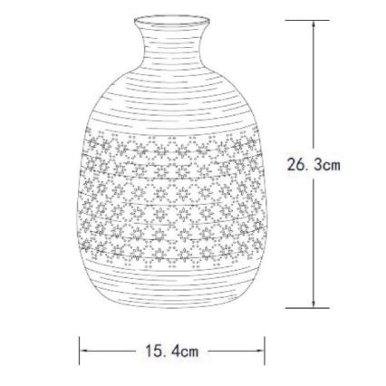 Lucide 13534/26/31 - Asztali lámpa TIESSE 1xE14/40W/230V