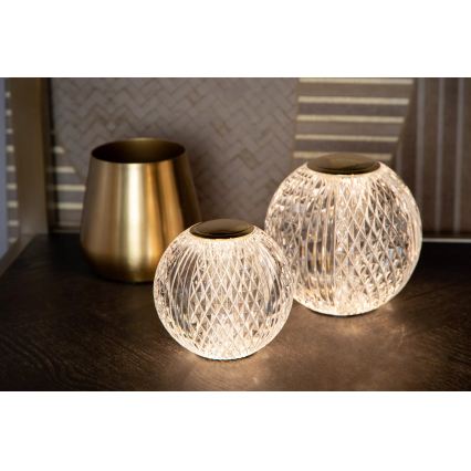Lucide 13599/02/60 - CINTRA LED dimmelhető, újratölthető érintésvezérelt asztali lámpa LED/2W/3,7V 4000 mAh