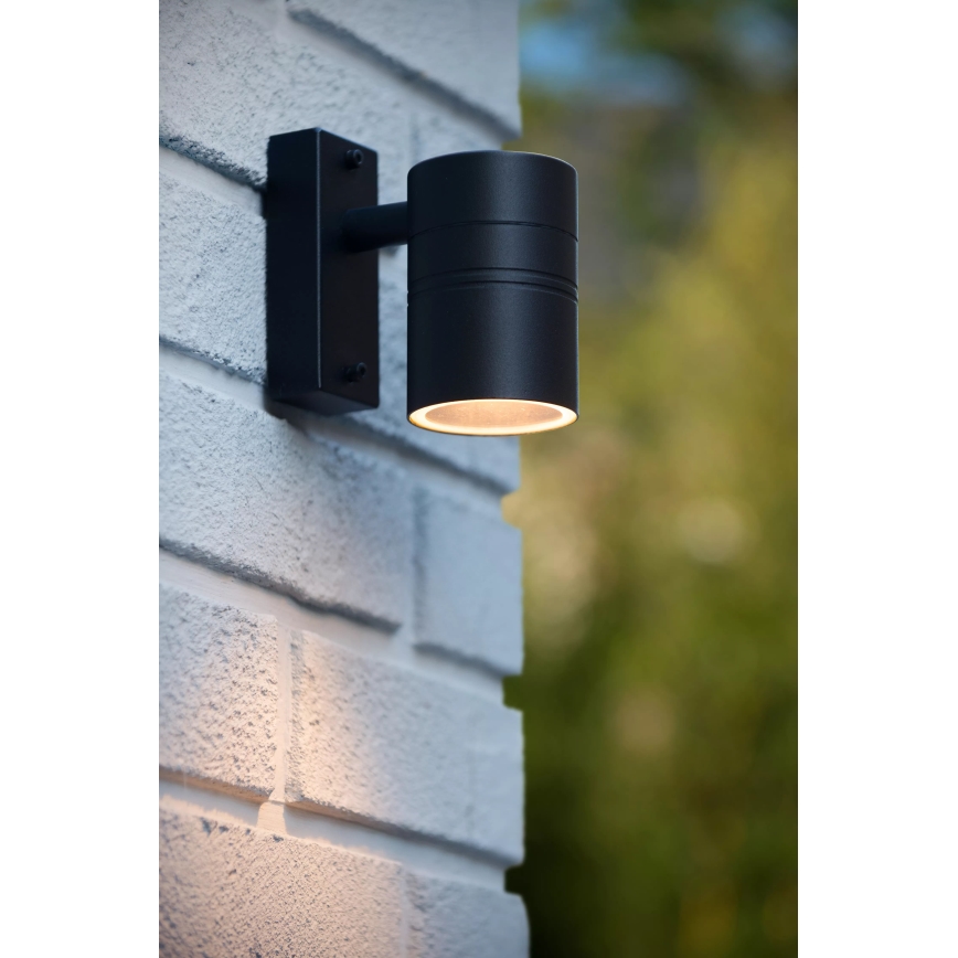 Lucide 14867/05/30 - LED Kültéri fali lámpa ARNE-LED 1xGU10/5W/230V fekete