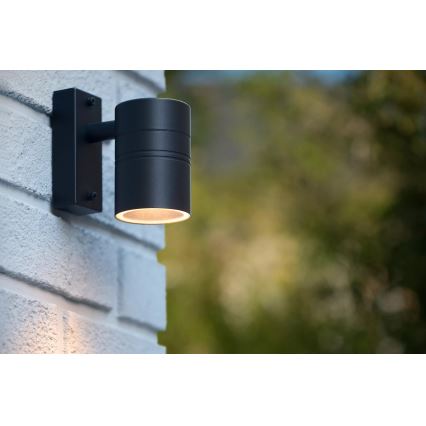 Lucide 14867/05/30 - LED Kültéri fali lámpa ARNE-LED 1xGU10/5W/230V fekete