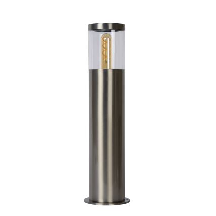 Lucide 14899/50/12 - Kültéri lámpa FEDOR 1xE27/40W/230V IP44 49 cm matt króm